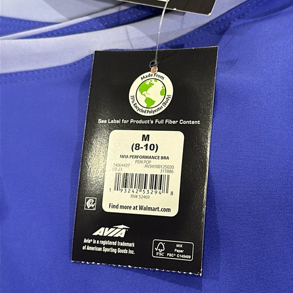 Avia Women's Colorblocked Bra Tank Top M - Picture 9 of 11